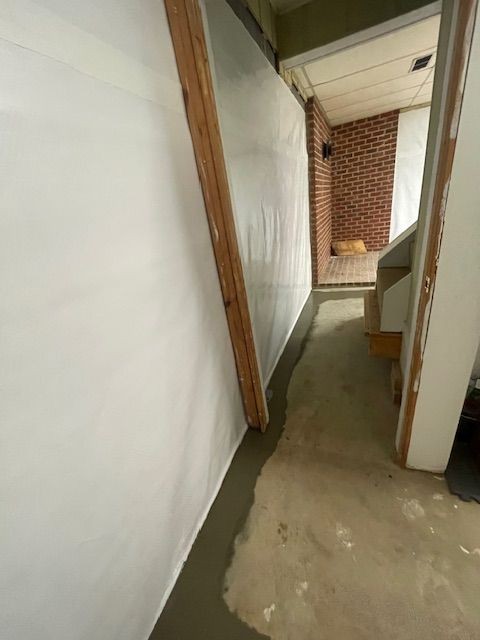 Cleaned Water-Damaged Basements